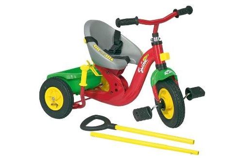 Tricycle rollyTrike Swing Vario de Rolly Toys avec pneus et poussette