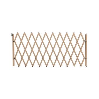 Vadigran Barrière En Bois Accordéon 60 230 Cm Brun Pour Chiens Et Chats