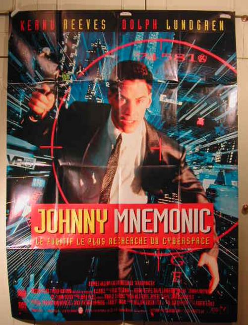 Johnny Mnemonic - affiche pliée - 116x158 cm - AFFICHE / POSTER
