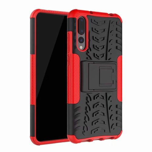 Coque Anti Choc Pour Huawei P20 Pro Modèle Spider - Rouge