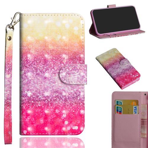 Etui en PU modèle motif colorisé pour votre Samsung Galaxy Note 9