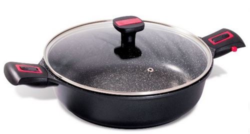 Sauteuse anti adhésive 28cm + couvercle 383604 - vue 1