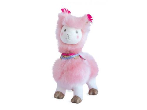 Histoire d'ours - LAMA ROSE - 30 CM