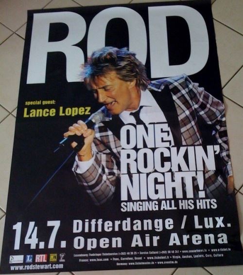 Rod Stewart - 80x120 cm - AFFICHE / POSTER