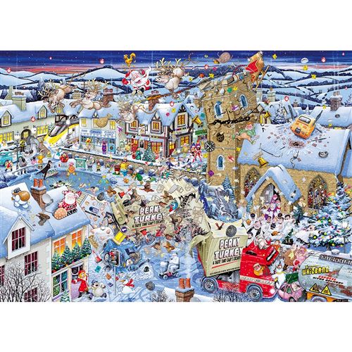 Puzzle I LOVE CHRISTMAS GIBSONS Multicolore
