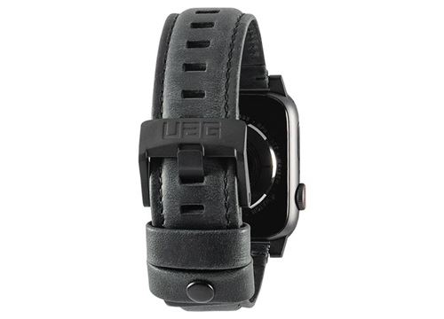 Bracelet Apple Watch Series 4/3/2/1 en Cuir UAG - 42mm, 44mm - Noir