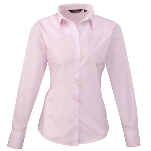 Premier - Chemisier à manches longues - Femme (42 FR) (Rose pâle) - UTRW1090
