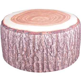 Esschert Design - Pouf extérieur avec imprimé déco Tronc d'arbre - 1