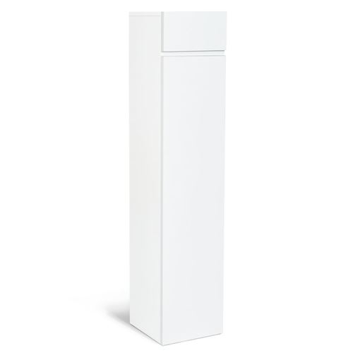 Meuble colonne suspendu blanc LILA pour salle de bain