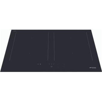 Smeg SIM3644D - Table de cuisson à induction - 4 plaques de cuisson - Niche - largeur : 55.5 cm - profondeur : 47.8 cm - noir
