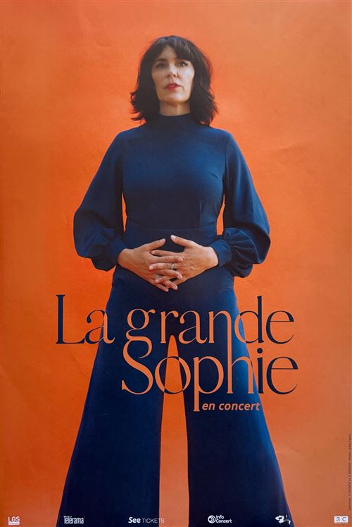Affiche - La Grande Sophie - En Concert 2023 - 40x60cm