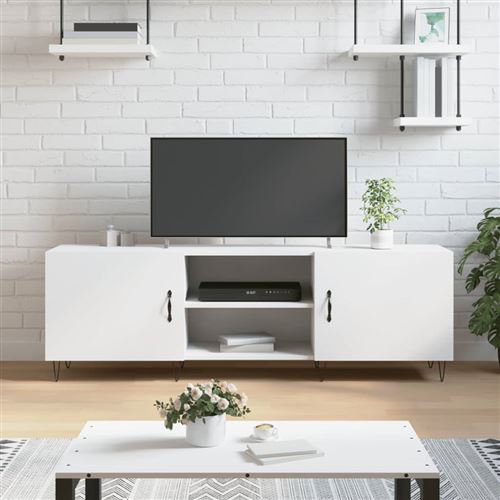 Vidaxl Blanc Meuble Tv - Image 3