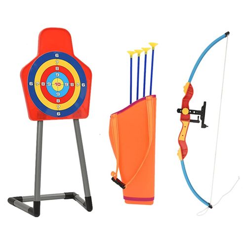 vidaXL Ensemble de tir à l'arc et de flèches avec cible pour enfants