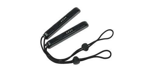1 paire joycon gamepad poignée verrouillage poignet dragonne longe pour ns switch game - noir