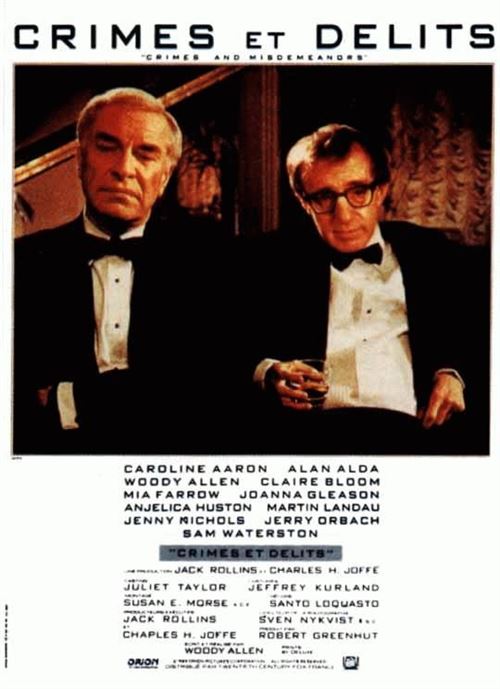 Affiche de Cinéma Originale - Crimes et Délits - woody Allen - 120x160cm