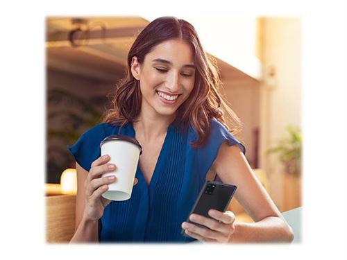 Samsung Galaxy A31 - 4G smartphone - double SIM - RAM 4 Go / Mémoire interne 64 Go - microSD slot - écran OEL - 6.4 - 2400 x 1080 pixels - 4x caméras arrière 48 MP, 8 MP, 5 MP, 5 MP - front camera 20 MP - noir écrasement de prisme