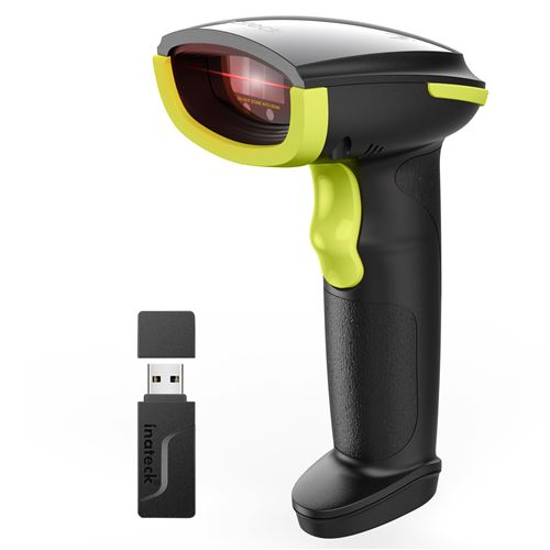 Non Communiqué Vert Inateck Scanner De Code-Barres Bluetooth Ai, Scanner De Code 1D Sans Fil, Scanner Portatif Avec App Et Sdk, Batterie 2000Mah,