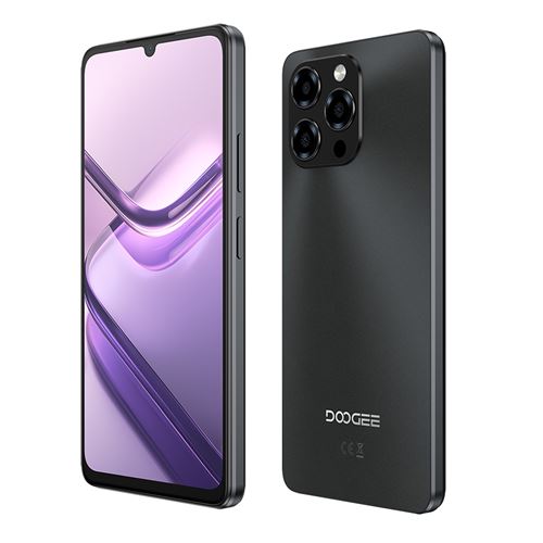 Smartphone Doogee Note 58 6.75 32Go 128Go Android 15 Telephone Portable dual sim 4G-Noir