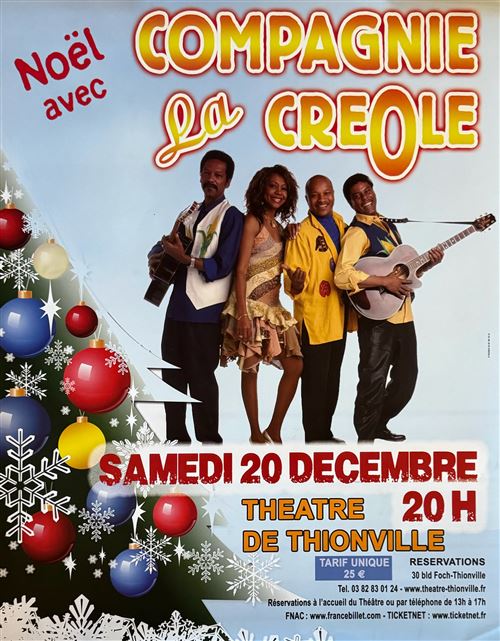 Affiche - Noël avec la Compagnie Créole - 56x72cm