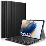 SonnyGoldTech MQ21 pour Galaxy Tab A8 10.5 - Étui avec Clavier français  (AZERTY) pour Samsung Galaxy Tab A8 LTE SM-X205, WiFi X200 | Housse avec