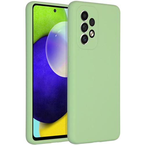 Accezz Protect Series Liquid - Coque de protection pour téléphone portable - silicone - vert - pour Samsung Galaxy A53 5G