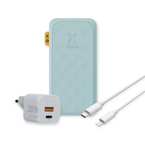 Pack Powerbank Xtorm Fuel Series 5 20 W - Banque d alimentation 10 000 mAh + chargeur Xtor