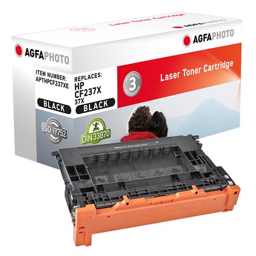 Compatible Avec Hp 37x (cf237x) Agfa Photo Apthpcf237xe Toner Noir