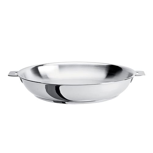Poêle haute inox Mutine 24 cm - Cristel - Gris - Inox