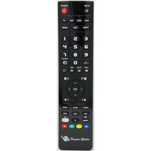 Télécommande de remplacement pour Téléviseur TECHWOOD VL32DL1301