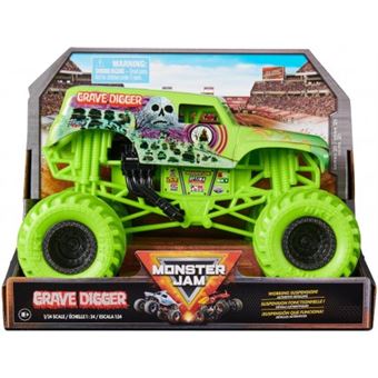 Coffret Monster Jam Géant : Grave Digger - Voiture Vert19x13cm Lxl Set Vehicule Miniature 1 24 1 Carte Tigre Coffret Monster Jam Géant : Grave Digger - Voiture Vert19x13cm Lxl Set Vehicule Miniature 1 24 1 Carte Tigre
