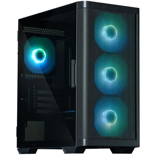 Non Communiqué Noir Boitier Pc Sans Alimentation - Zalman M4 Argb (Noir) - Moyen Tour - Format M-Atx