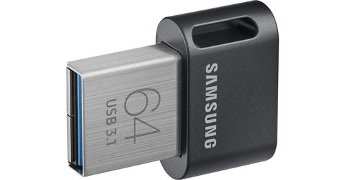 Samsung FIT Plus Clé USB 64 GB noir MUF-64AB/APC USB 3.2 (2è gén.) (USB 3.1)