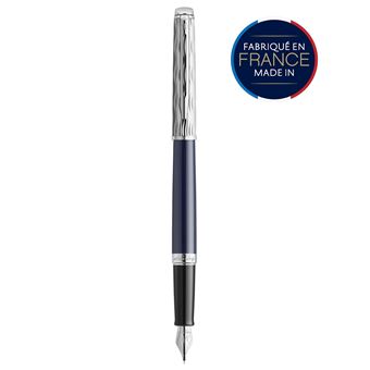 WATERMAN Hémisphère L'Essence du bleu Stylo plume, Bleu, Plume moyenne, encre bleue, Coffret cadeau