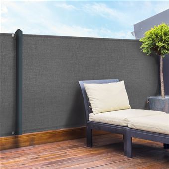 Brise vue renforcé luxe pro - IDMARKET - 1,5 x 10 M - Vert - Haute densité  - 220 gr/m² - Cdiscount Jardin