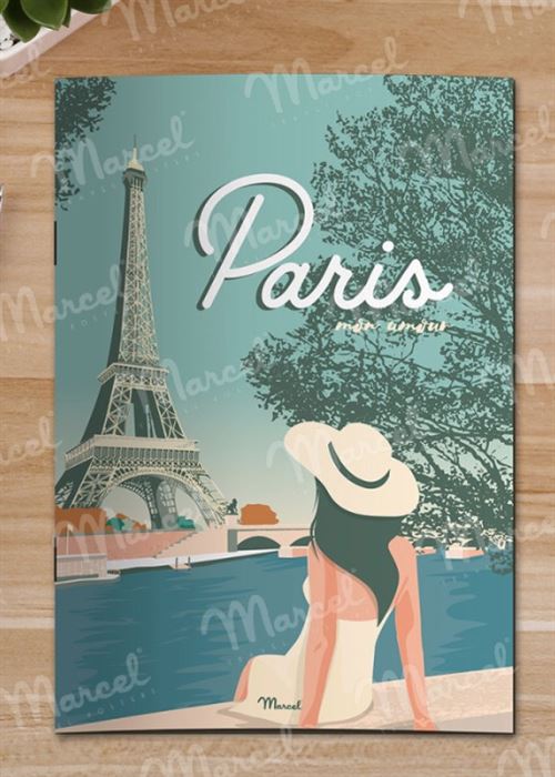 GENERIQUE - Carnet de notes A5 - Paris mon amour - Format A5 - Image 2