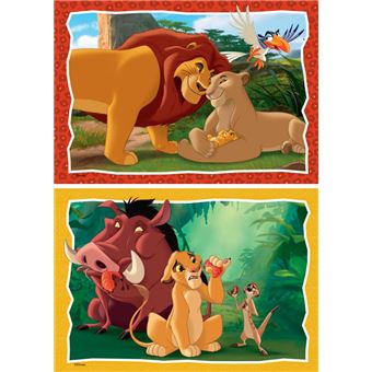Puzzle le roi lion disney animal friends 2x24p
