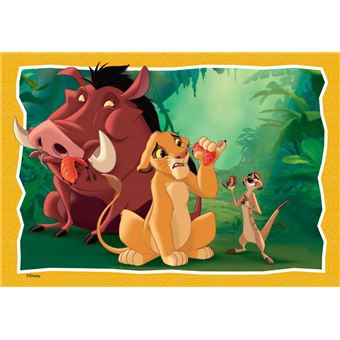 Puzzle le roi lion disney animal friends 2x24p
