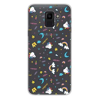 Coque en Silicone imprimées Colorful pour Samsung Samsung Galaxy J6 2018