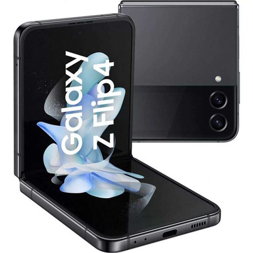 Smartphone Samsung galaxy z flip 4 gris 6.7 pouces RAM 8 Go stockage 256 Go