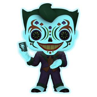 Livre Funko Pop Heroes Dia de Los Dc The Joker Glow In The Dark