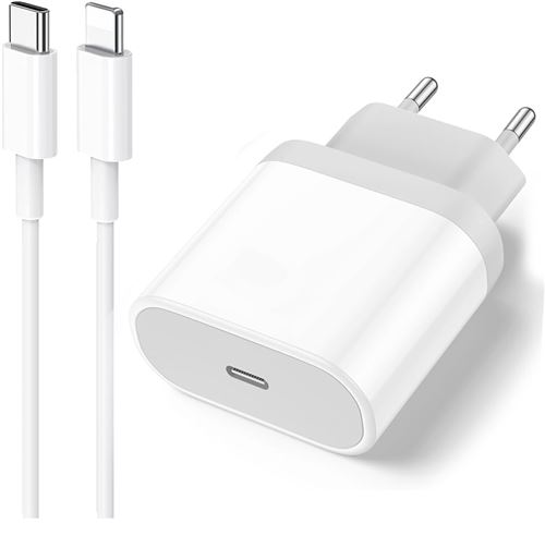 Chargeur Rapide iPhone 13 - 13 MINI - 13 PRO - 13 PRO MAX - 20W + Câble 1 mètre USB C Lightning - Straße Tech ® État correct - N/A reconditionné disponible sur Fnac
