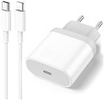 Chargeur Rapide iPhone 13 - 13 MINI - 13 PRO - 13 PRO MAX - 20W + Câble 1 mètre USB C Lightning - Straße Tech ®