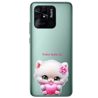 Coque Taperso Pour Xiaomi Redmi C Personnalisable Motif Chat Et Coeur