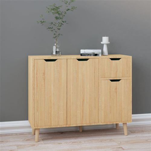 vidaXL Buffet Chêne sonoma 90x30x72 cm Aggloméré