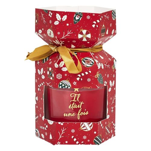 GENERIQUE - Bougie Parfumée Cracker Noël - 180g - Cannelle - Image 3
