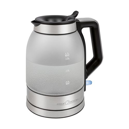 Proficook Gris Acier Bouilloire En Verre 1,7L 2200W Pc-Wks 1215 - Neuf - Image 3
