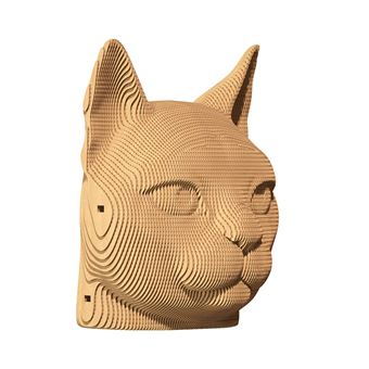 Cartonic - Puzzle 3D Chat - Naturel -