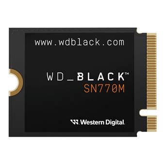 WD Black SN770M WDBDNH5000ABK-WRSN - SSD - 500 GB - intern - M.2 2230 - PCIe 4.0 x4 (NVMe) - 1