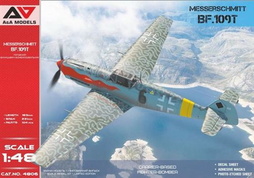 Bf-109t1/t2 Carrier-based Fighter-bomber - 1:48e - Modelsvit