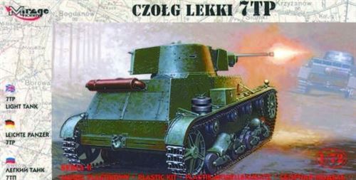 Leichter Panzer 7 Tp - 1:72e - Mirage Hobby
